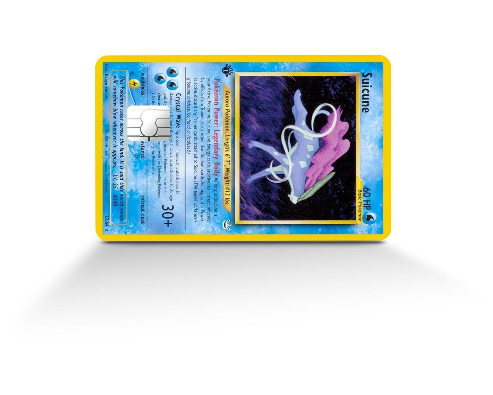 Pokemon 1st Edition Charizard Credit Card Skin / Decal Sticker